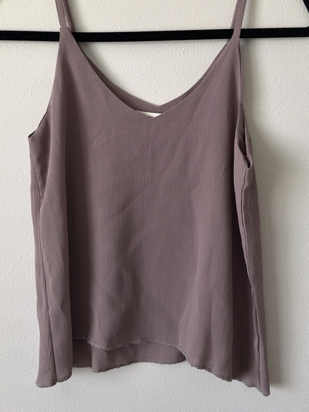 V-Neck Purple Tank Top